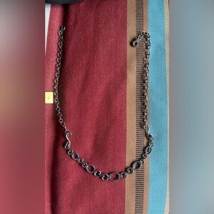 Carolyn Pollack sterling scroll plaque necklace